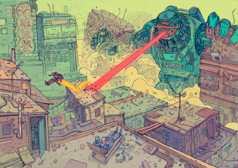 Illustration for article titled Awesome Dystopian Sci-Fi Art? Don't Mind If We Do.